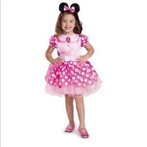 Toddler Girls Minnie Mouse Halloween Costume Pink